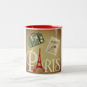 Paris-Tassen Zweifarbige Tasse