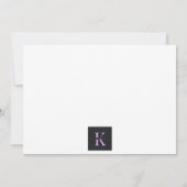 Paris, Texas Flat Danke Karte (Rückseite)