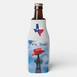 Paris, Texas, Red Cowboy Hat, Eiffelturm Flaschenkühler