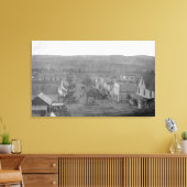 Paris, TexasLuftbild StadtParis, TX Leinwanddruck (Insitu (Wohnzimmer))