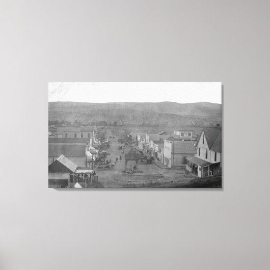 Paris, TexasLuftbild StadtParis, TX Leinwanddruck (Vorderseite)