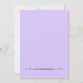 Paris-Thema-Babyparty-Einladung Einladung (Rückseite)