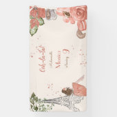 Paris Thema Französische Geburtstagsparty Banner (Vertikal)