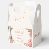 Paris Thema Französische Geburtstagsparty Geschenkschachtel (Geöffnet)