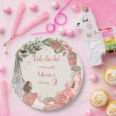 Paris Thema Französische Geburtstagsparty Pappteller (Party)