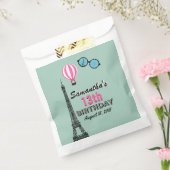 Paris Theme Happy Birthday Leckerei Fvor Bags Geschenktütchen (Versiegelt)