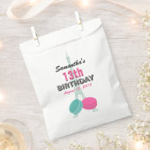 Paris Theme Happy Birthday Leckerei Fvor Bags Geschenktütchen (Ausgeschnitten)