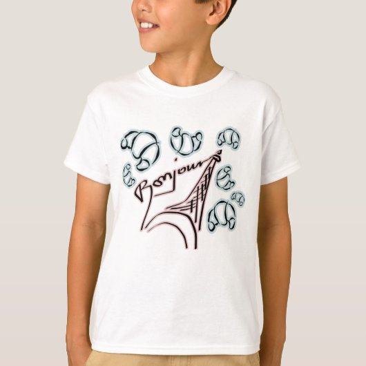 Paris Theme T-Shirt (Vorderseite)
