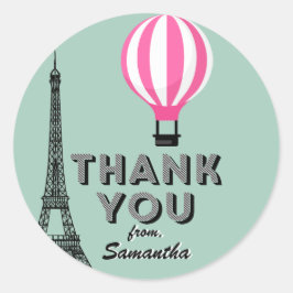 Paris Themed Birthday Vielen Dank, Sticker