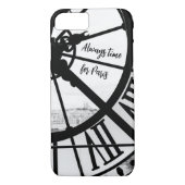 Paris Themed Phone Case mit Zitat (Rückseite)