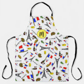 Paris Themed Schürze (Vorderseite)