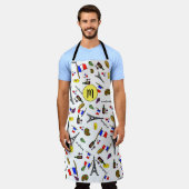 Paris Themed Schürze (Getragen)