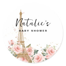 Paris-Themenaufkleber mit Eiffelturm