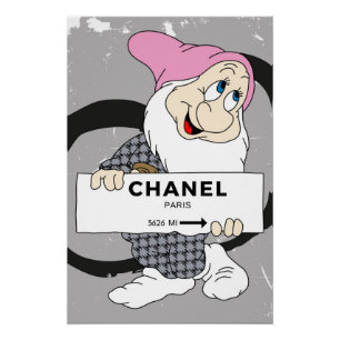 Paris This Way (Chic Dwarf Pop) Poster