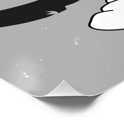 Paris This Way (Chic Dwarf Pop) Poster (Ecke)