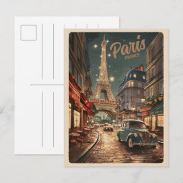 Paris Tour Effiel Vintage Geschenke aus der Altsta Postkarte