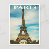 Paris Tour Eiffel Postkarte (Vorderseite)