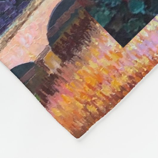 "Paris-Traum " Fleecedecke (Ecke)