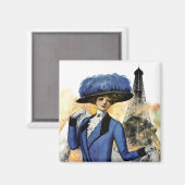 Paris Träume Magnet (Vorderseite/Rückseite)