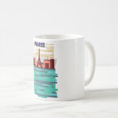 Paris Travel Poster Kaffeetasse (VorderseiteRechts)