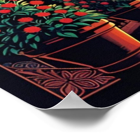 Paris Travel Poster,  Poster (Ecke)