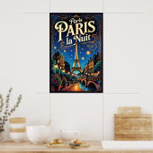 Paris Travel Poster,  Poster (Küche)