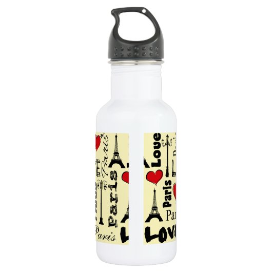 Paris Trinkflasche (Rückseite)