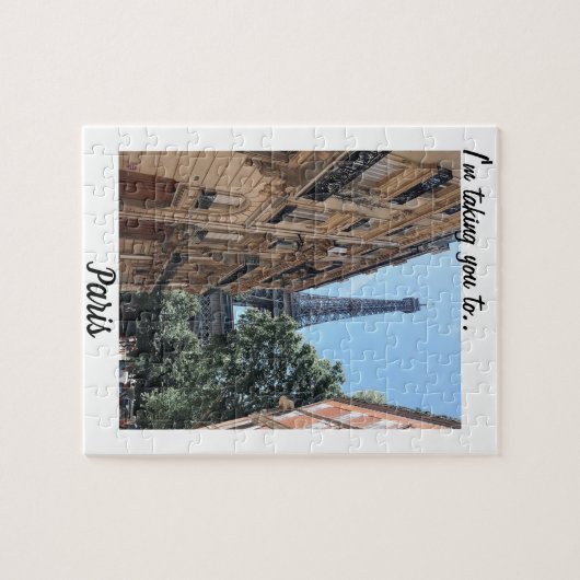 Paris Trip Reveal Puzzle (Horizontal)