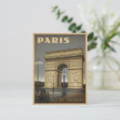 Paris - Triumphbogen Postkarte (Stehend Vorderseite)