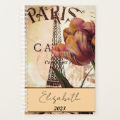 Paris tulip personalisiert planer (Vorderseite)