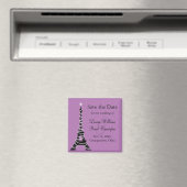 Paris Twinkles Save the Date Magnet (In Situ (Geschirrspüler))