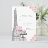 Paris UAWG RSVP Karte (Stehend Vorderseite)