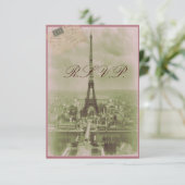 Paris UAwg RSVP Karte (Stehend Vorderseite)