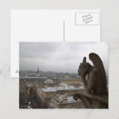 Paris überblicken postkarte (Vorne/Hinten)