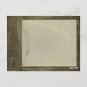 Paris Uhr Personalisierte Postkarte beobachten (Rückseite)