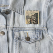 Paris um sechs Uhr morgens Button (Beispiel)