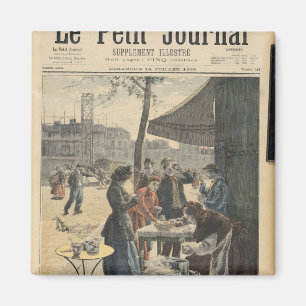 Paris um sechs Uhr morgens Magnet
