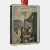 Paris um sechs Uhr morgens Ornament Aus Metall (Rechts)