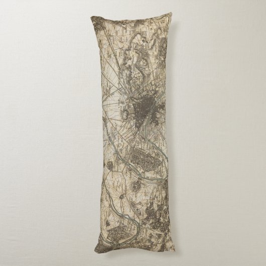 Paris-Umgebung Seitenschläferkissen (Rückseite (Vertikal))