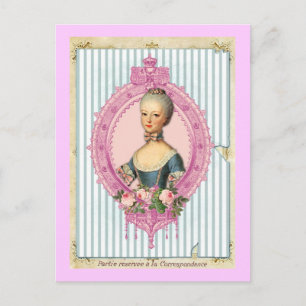 Paris und Antoinette Postkarte