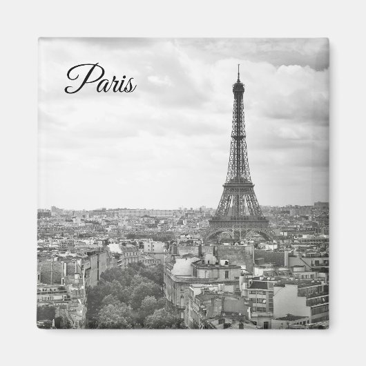 Paris und Eiffel Tower Magnet (Vorne)