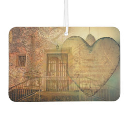 Paris und Herz Collage Autolufterfrischer