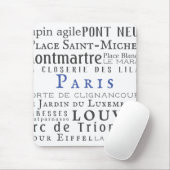 Paris und seine Sehenswürdigkeiten Mousepad (Mit Mouse)