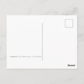 Paris und seine Sehenswürdigkeiten Postkarte (Rückseite)