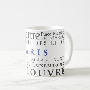 Paris und seine Wahrzeichen Kaffeetasse