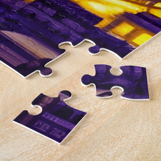 Paris unter dem Lila Sternenhimmel Puzzle (Seite)