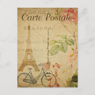 Paris Urlaub Vintag französische Postkarte