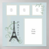 Paris Vacation Scrapbook Page Poster (Vorne)