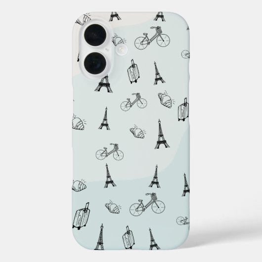 Paris Verliebter Case-Mate iPhone Hülle (Rückseite)