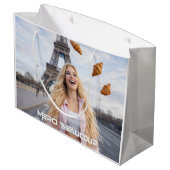 PARIS - VIELEN DANK GROßE GESCHENKTÜTE (Rückseite Schrägansicht)